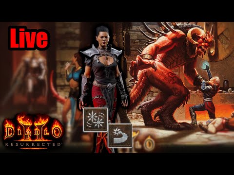 Hardcore Blade Fury Assassin Solo Self Found 2023 Playthrough - Diablo 2 Resurrected