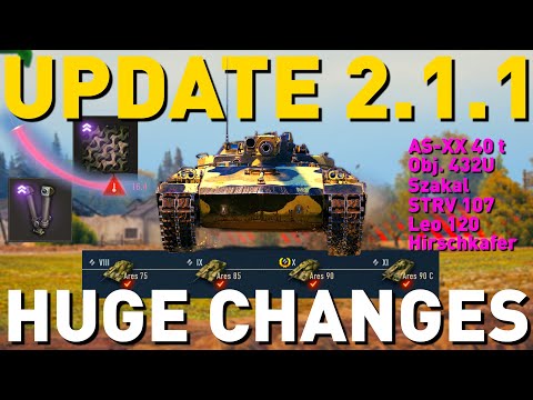 Update 2.1.1 has HUGE CHANGES for World of Tanks!