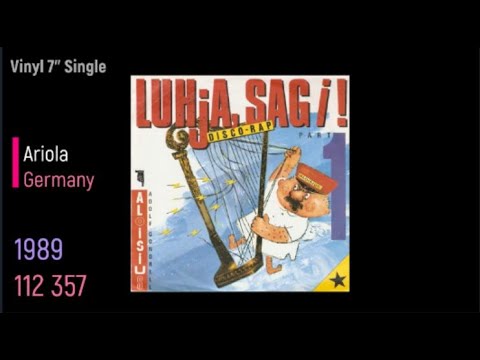 Aloisius (Adolf Gondrell ) -  Luhja sag i !       Disco-Rap