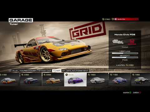 GRID 2019: ALLE AUTOS IM GRID - REBOOT ( PS4 PRO - ULTIMATE EDITION )