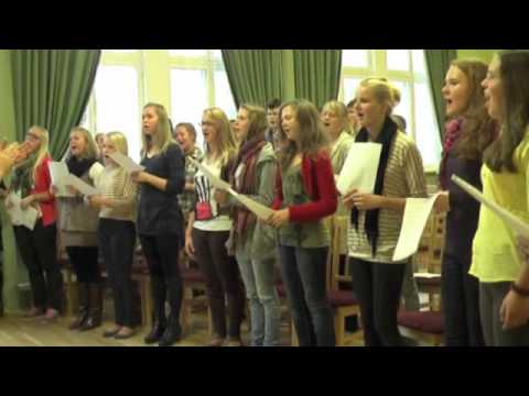 Ott Lepland ja KÜG segakoor "Hallelujah" (katkendid proovist)