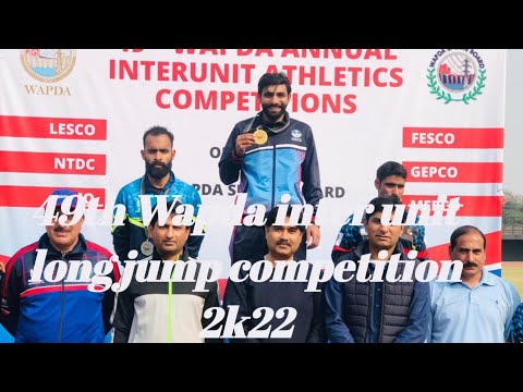 49th wapda inter unit long jump competition 2k22