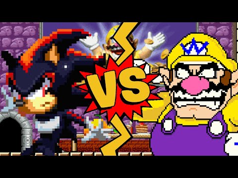 M.U.G.E.N Battles | Shadow vs Wario | Sonic the Hedgehog vs Super Mario Bros.