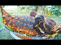 GIANT FISH COOKED INSIDE SALT Village Healthy Fish Recipe Grandpa Full Show