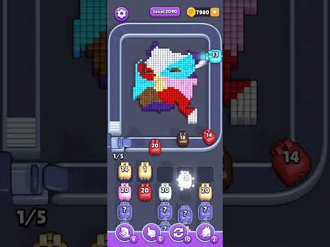 Pixel Flow Level 2090 Walkthrough