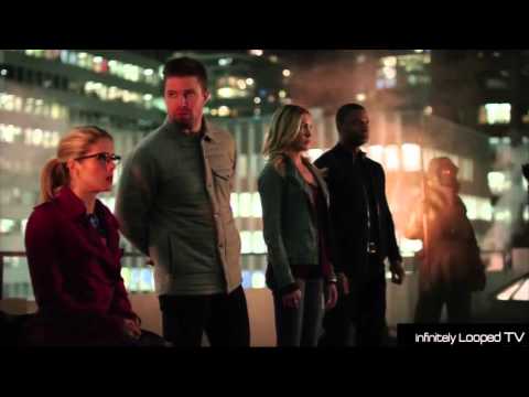 Arrow 4x13   Oliver V S Malcolm Merlyn FULL Fight ( Oliver Cuts Malcolms Hand off )