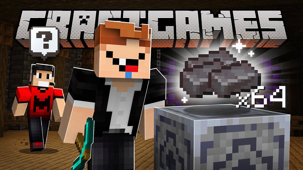 A Melhor TÉCNICA de MINERAR NETHERITE! - Craft Games 332