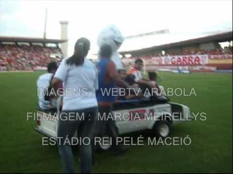 CRB 0 X 1 ASA DE ARAPIRACA - ZÉ GOTINHA DIVULGA VACINAÇÃO CONTRA POLIO NO REI PELÉ