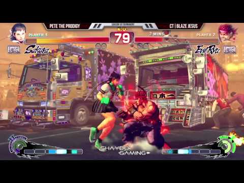 CT|Blaze Jesus vs Pete The Prodigy - Sukicon 2015 USF4 Tournament