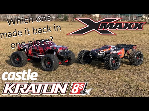 Traxxas X-Maxx & Arrma Kraton 8S Bash (Which one survived?)