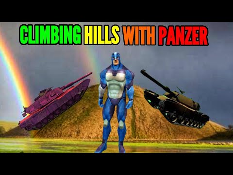 climbing hills with panzer || rope hero vice town || pagal gamerz