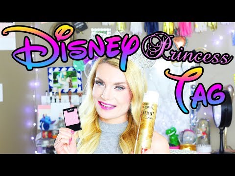 THE *NEW*  DISNEY PRINCESS TAG | BEAUTY FAVORITES EDITION Video