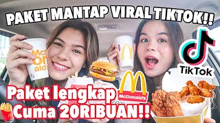 NYOBAIN PAKET MANTEP MCD YANG VIRAL DI TIKTOK!! PAKET LENGKAP CUMA 20RIBUAN! BENERAN GAK SIH?