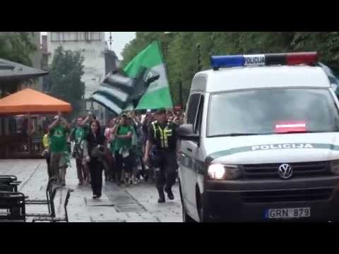 Žalgirio fanai žygiuoja į galbūt paskutines LKL finalo rungtynes