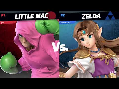 Ebag (Little Mac/Ganondorf) vs Sazmotaz (Zelda) - UBS14 Turbo