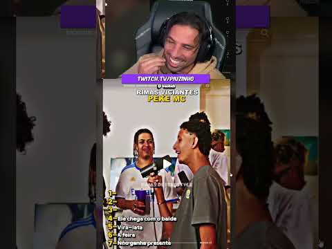 Piuzinho reagindo a tente não rir tiktok batalha de rima 3 || shorts