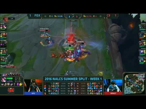 Echo Fox vs Cloud 9 Game 3 Highlights   NA LCS Week 1 Summer 2016   FOX vs C9 G3