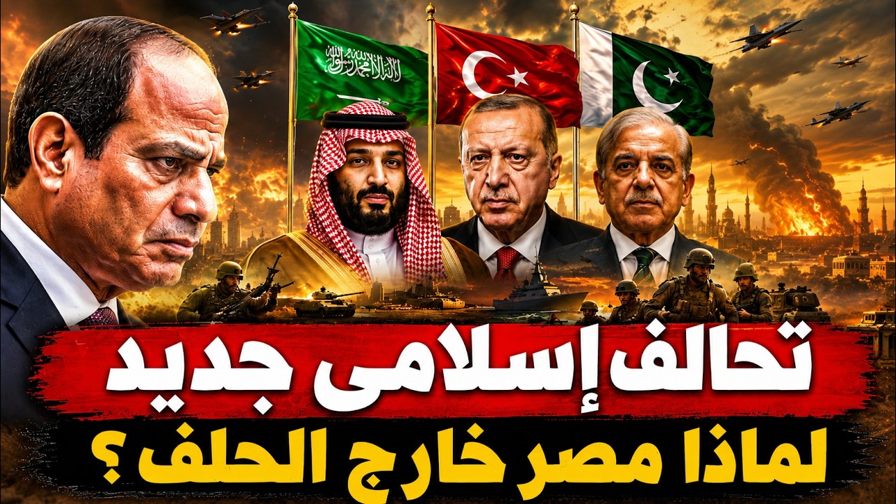 لماذا لم تشارك مصر فى حلف مكة ؟؟ .. تحالف إسلامى السعودية وتركيا وباكستان