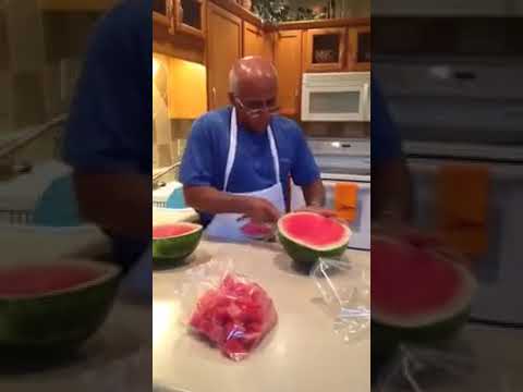 How to Cut a Watermelon easy at Home Fast