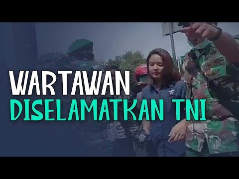 Wartawan Diselamatkan TNI