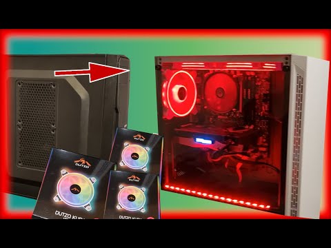 New case with RGB fans makes a HUGE difference! Cheap upgrade!