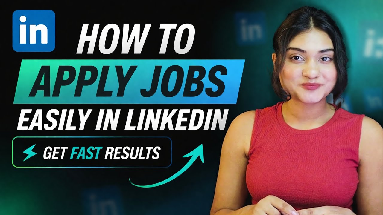How to Apply Jobs Easily on LinkedIn | Get Fast Results (2026 Guide) #job #education 