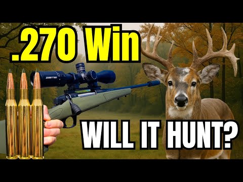.270 Winchester - Will It Hunt? [Bullet Drop, Scope Dials, Energy and MORE]