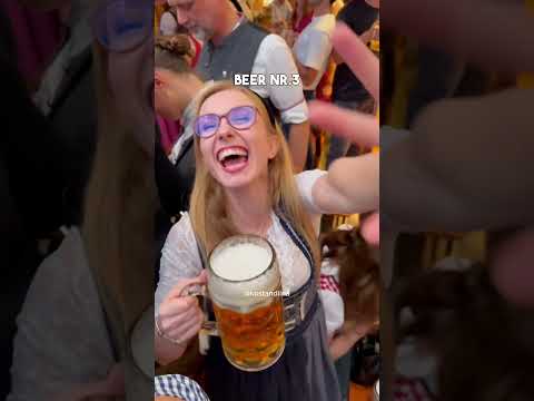 How much beer it took me to get drunk in Oktoberfest 2024 Germnay 🇩🇪 #germany