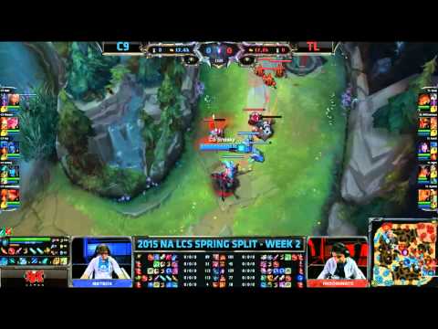 NA LCS Woche 2 Tag 1 - Cloud 9 vs Team Liquid