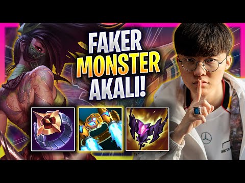 FAKER IS A MONSTER WITH AKALI! - T1 Faker Plays Akali MID vs Yasuo! | Season 2025