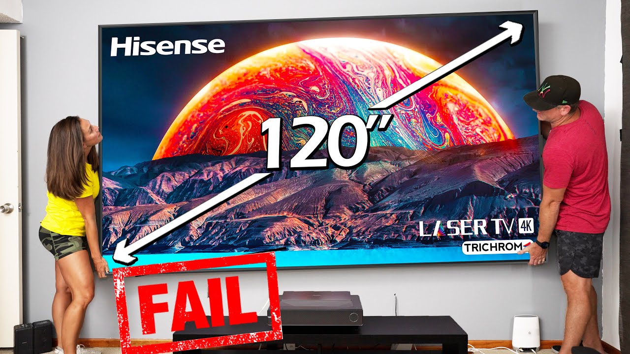 120 Hisense Laser TV - Failed Setup