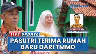 Haru! Pasutri di Kebumen Akhirnya Tinggal di Rumah Baru, Terima Program TMMD Reguler dari TNI