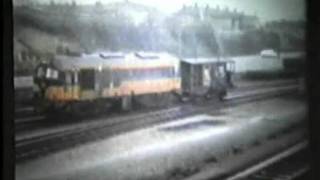 preview picture of video 'Irish Rail/NIR Trains at Dundalk Station - Dec 1984'
