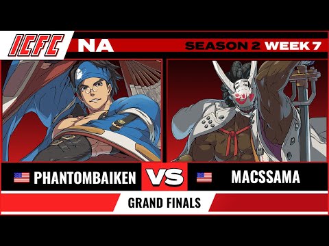 MacsSama (Nagoriyuki) vs PhantomBaiken (Anji) Grand Finals - ICFC GGST NA Season 2 Week 7