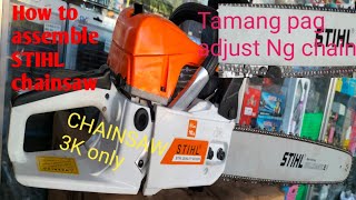 How to assemble STIHL chainsaw 24 | Ylanan Tv