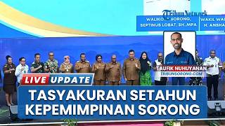 Capaian Satu Tahun Septianus-Anshar Pimpin Kota Sorong, Gelar Tasyakuran di Gedung L Jitmau