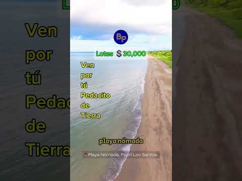 Invierte en Panamá 🏔 Lotes de Playa desde 💲30,000 📍Pocrí Los Santos cerca de Pedasí zona turística 🌊