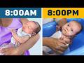 Realistic Day In The Life With A Newborn Baby