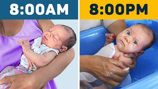 Realistic Day in the Life With a Newborn Baby