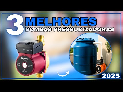 Melhores Bombas Pressurizadoras de Água 2025: Intech BFL120, Lorenzetti PL-9 ou Komeco TP40 G4