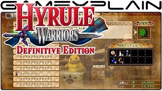 Hyrule Warriors: Definitive Edition - NEW Item Card Shop to Improve Adventure Mode & More Details