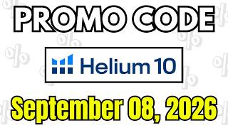 (NEW) Helium 10 Promo Code & Coupon Code September 2026 | Helium 10 Di