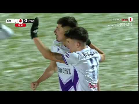 GOOL FC Argeş. Piteştenii deschid scorul cu FCSB după o greşeală a lui Toma