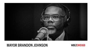 Mayor Brandon Johnson answers questions during a special, live edition of In The Loop.