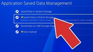 How to Restore Game Data on PS4 - Playstation Plus (EASY)