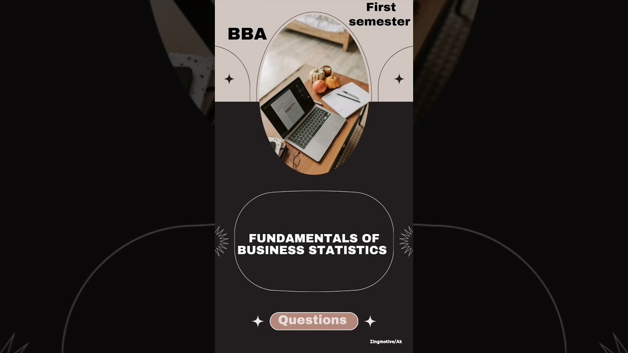 BBA(Firstsemester)FUNDAMENTALS OF BUSINESS STATISTICS #bbastudents #shortvideo #youtube