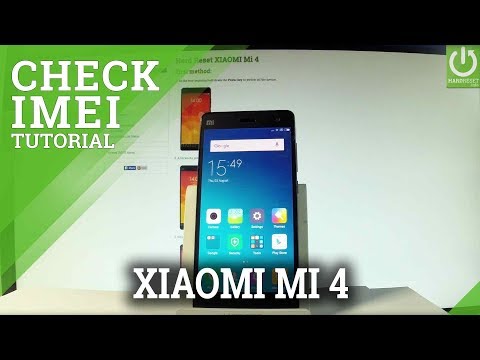 How to Check IMEI on XIAOMI Mi 4 - IMEI Information in XIAOMI