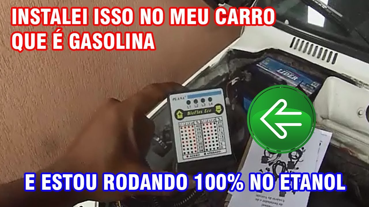Instalei um módulo flex no carro a gasolina e estou abastecendo 100% Etanol
