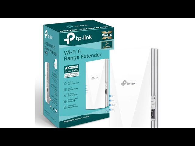Vídeo relacionado con TP-Link RE700X - Repetidor WiFi 6 AX3000, Doble Banda, Puerto GE, EasyMesh