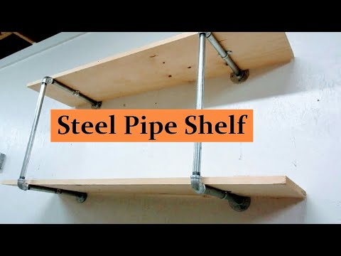 How to Make Iron Pipe Shelves Video